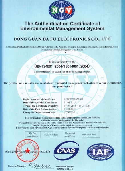 ISO14001:2004 环境管理体系